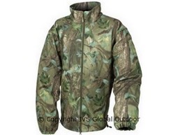 Camouflage fleece jacket