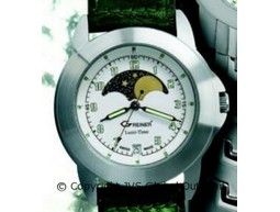 Hunting watch Lumi-Time Mondphase weiss 2227B
