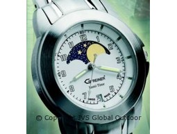 Hunting watch Lumi-Time Mondphase weiss 2227D