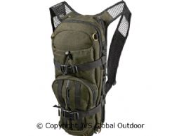 Alta rucksack in melton wool Hunting green - 12 L