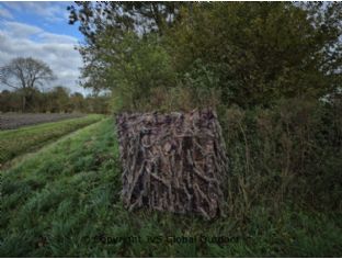 Camouflage Tent 3-Sided Pop-Up