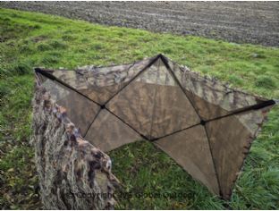 Camouflage Tent 3-Sided Pop-Up