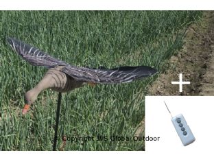 Electric Flying Goose Decoy with Moving Wings