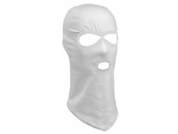 Face mask Pinewood fleece white