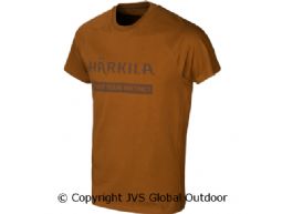 Härkila logo t-shirt 2-pack Willow green/Rustique clay