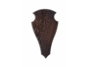 Oak Deer Trophy Shield - 52 x 26 cm - Dark Brown