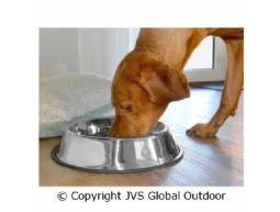 Dog bowl stainless steel anti-slip size 15cm 0.49L