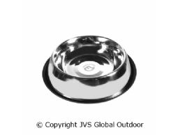 Dog bowl stainless steel anti-slip size 20cm 2,84L