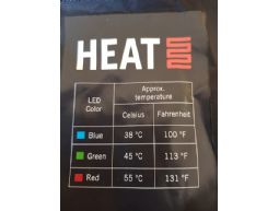 Heat jacket with powerbank