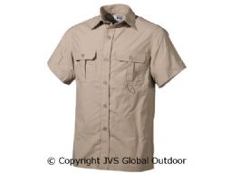 Outdoor Shirt, short sleeves, khaki