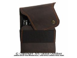 AKAH cartridge case buffalo leather with pull-up effect