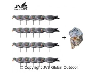Pecking decoy pigeon 20 pieces including backpack