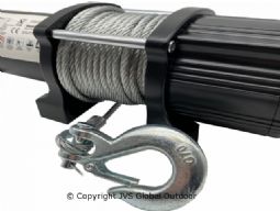 Profi-motor winch 12 V, 3150 kg steel cable