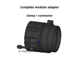 Rusan adapter for Connector with quick-release MAR