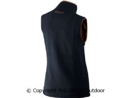 Sandhem lady fleece waistcoat Dark navy melange