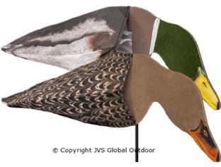 Sillosocks Drake/Hen Feeding Duck Decoys 12-Pack