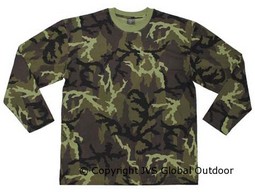 Camouflage T-shirt long sleeve