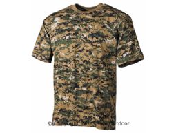 T-shirt, digital, short-sleeved - woodland