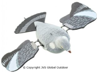 Flying pigeon with bouncer