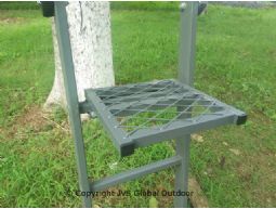 Footrest for aluminum high seat