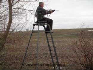 Freestanding Aluminum High Seat 360° Rotatable