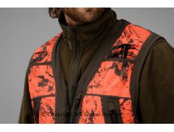 Wildboar Pro Safety waistcoat AXIS MSP®Orange Blaze/Shadow brown