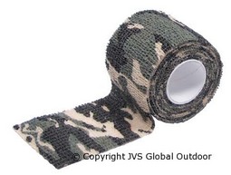 Adhesive camouflage tape woodland